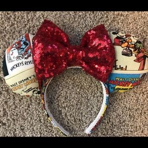 Custom made Minnie Ears. Never been worn.